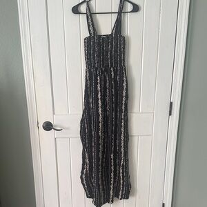 By Together Black and White Floral jumpsuit